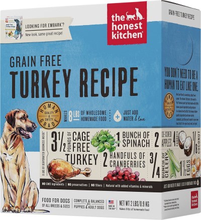 Honest Kitchen Dog Food - Grain Free Turkey