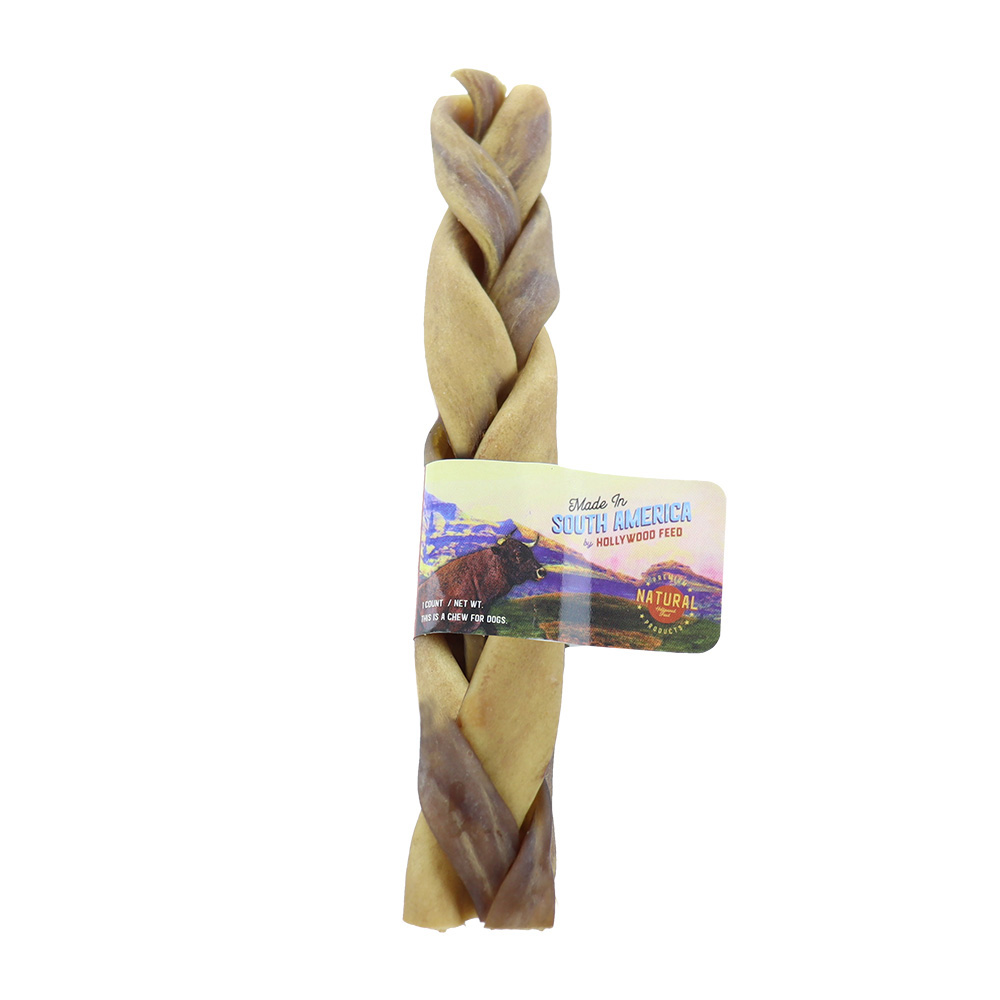 Made In South America Dog Chew - Braided and Basted Moo Muncher