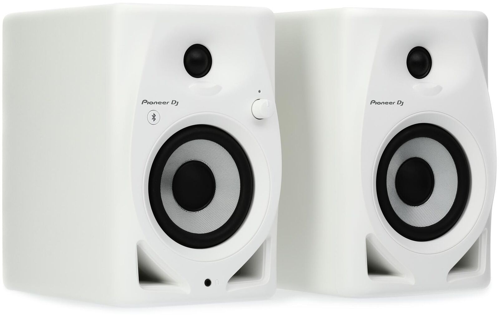 Pioneer DM-40D-BT-W/4-Inch Shelf Bluetooth Speakers@Pair - White