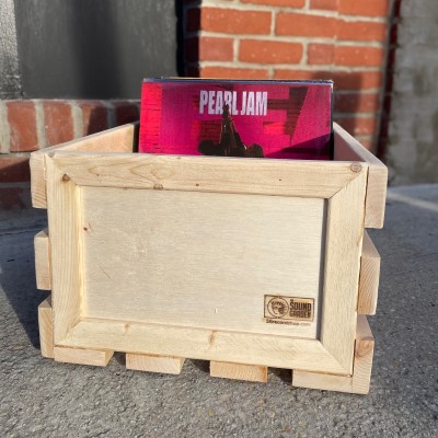 The Sound Garden/"Branded" Wooden Record Crate