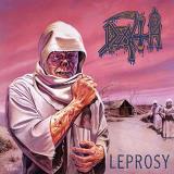Death/Leprosy (Hot Pink, Bone White & Blue Jay Tri Color Merge with Splatter Vinyl)