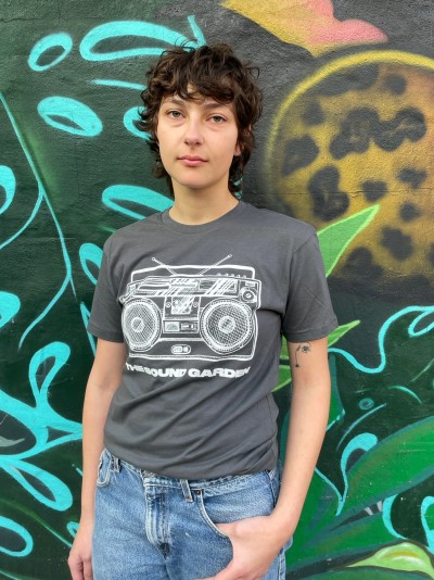 The Sound Garden X Sean Davidson/Boombox T-Shirt - Charcoal@Medium