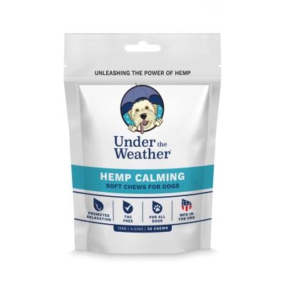 Under the Weather Hemp Calming Soft Chews For Dogs