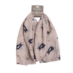 Comfies Pet Lover Scarves French Bulldog