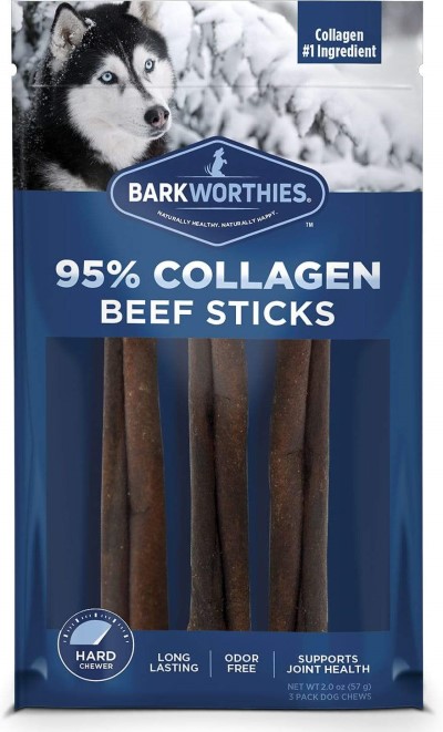 Barkworthies Collagen Sticks 6"-3 Pack