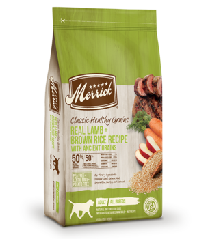 Merrick Classic Healthy Grains Real Lamb + Brown Rice Recipe with Ancient Grains Dry Dog Food