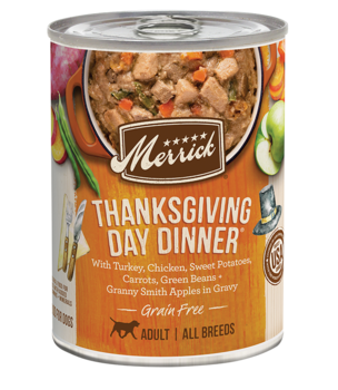 Merrick Grain Free Thanksgiving Day Dinner in Gravy Canned Dog Food