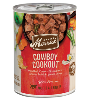 Merrick Grain Free Cowboy Cookout in Gravy Canned Dog Food
