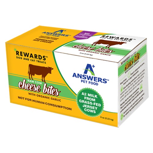 Answers Rewards™ Raw Cow Cheese Bites with Organic Garlic