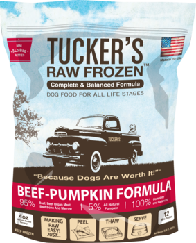 Tucker's Raw Frozen Beef-Pumpkin Formula for Dogs