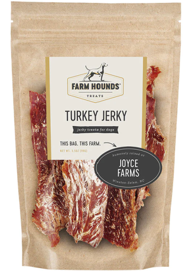 Farm Hounds Turkey Jerky Treats for Dogs
