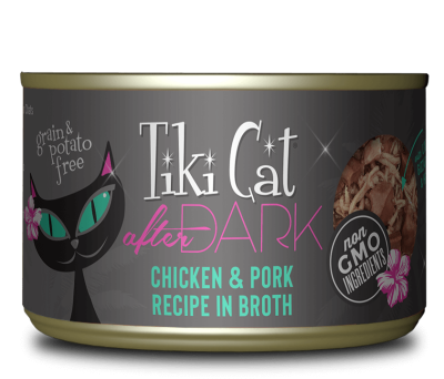 Tiki Cat® After Dark™ Chicken & Pork Recipe in Broth