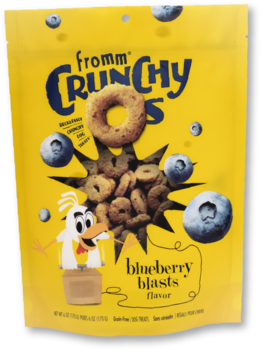 Fromm Blueberry Blasts Crunchy Os Dog Treats