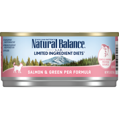 Natural Balance L.I.D. Limited Ingredient Diets® Salmon & Green Pea Canned Cat Formula