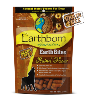 Earthborn Holistic EarthBites™ Peanut Flavor Treats For Dogs