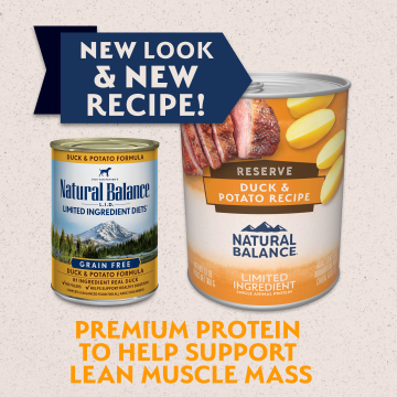 Natural Balance L.I.D. Limited Ingredient Diets® Reserve Grain Free Duck & Potato Recipe Canned Dog Food