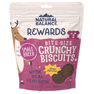 Natural Balance L.I.T. Limited Ingredient Treats® Sweet Potato & Venison Formula Small Breed Dry Dog Treats