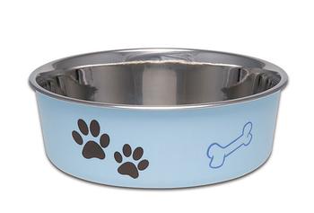 Bella Bowls® Murano Blue Dog Bowl