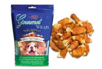 Gourmet Apple Chicken Wraps for Dogs