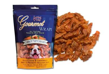 Gourmet Carrot Chicken Wraps for Dogs
