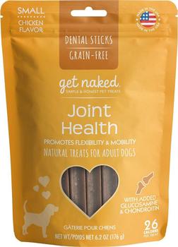 Get Naked® Dental Chew Sticks, Joint Health, Small
