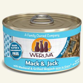 Weruva Mack and Jack With Mackerel and Grilled Skipjack in Gravy for Cats
