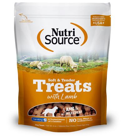 NutriSource®  Soft & Tender Lamb Treats for Dogs