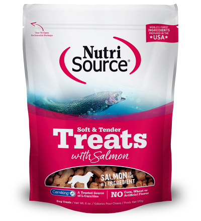 NutriSource®  Soft & Tender Salmon Treats for Dogs