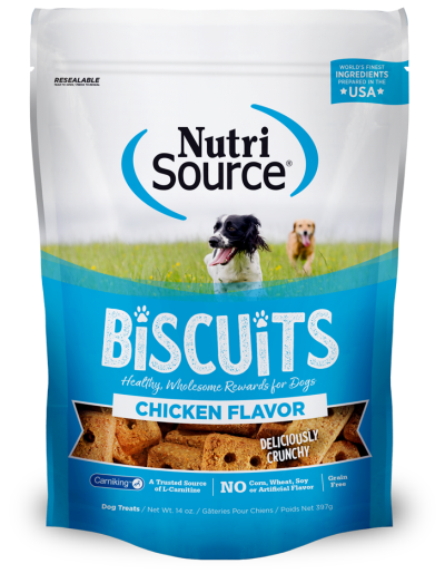 NutriSource® Grain Free Biscuits "“ Chicken for Dogs
