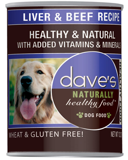 Dave's Naturally Healthy™ Liver and Beef Canned Dog Food