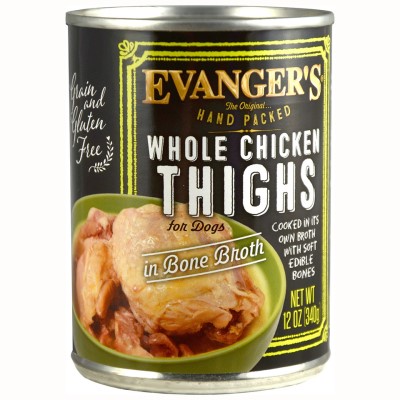 Evanger's Whole Chicken Thighs "“ Packed By Hand! Dog Food