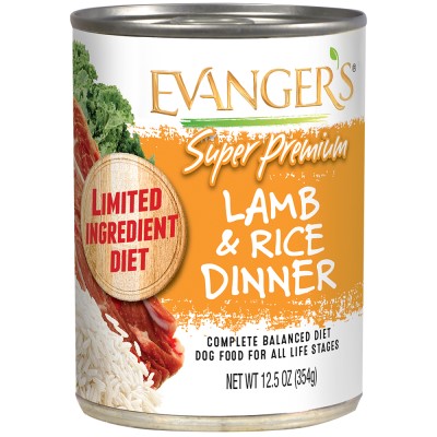 Evanger's Lamb & Rice Dinner Dog Food