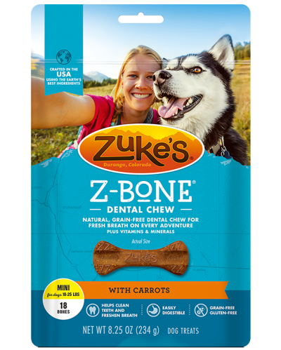 Zuke's® Z-Bone® Dental Chew with Carrots Dog Treat
