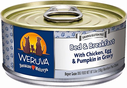 Weruva Bed & Breakfast with Chicken, Egg, Pumpkin & Ham in Gravy for Dogs