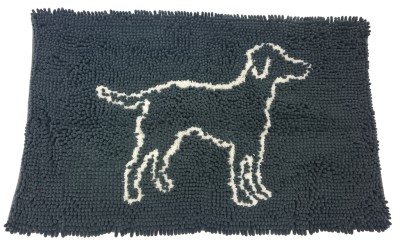 Clean Paws Dog Mat-Grey