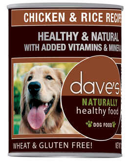 Dave's Naturally Healthy™ Chicken and Rice Canned Dog Food