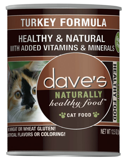 Dave's Naturally Healthy™ Canned Cat Food Turkey Recipe