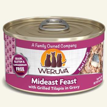 Weruva Mideast Feast with Grilled Tilapia in Gravy for Cats