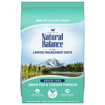 Natural Balance L.I.D. Limited Ingredient Diets® Green Pea & Chicken Dry Cat Formula