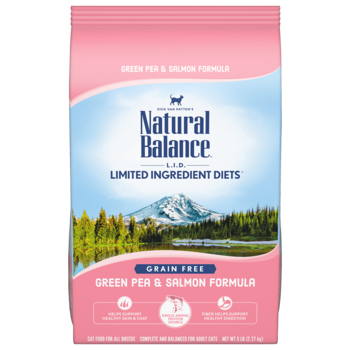 Natural Balance L.I.D. Limited Ingredient Diets® Green Pea & Salmon Dry Cat Formula