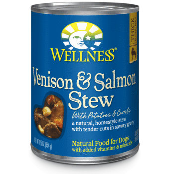 Wellness Homestyle Stew Venison & Salmon Stew with Potatoes & Carrots Dog Food