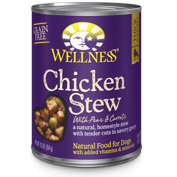 Wellness Homestyle Stew Grain Free Chicken Stew with Peas & Carrots Dog Food