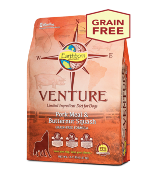 Earthborn Holistic Venture™ Pork Meal & Butternut Squash Dry Dog Food