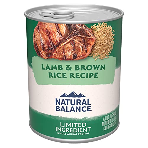 Natural Balance L.I.D. Limited Ingredient Diets® Lamb & Brown Rice Recipe Canned Dog Food