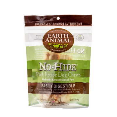 Earth Animal No-Hide® Wholesome Chews Small-Pork 2 Pack