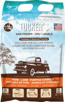 Tucker's Raw Frozen Pork-Lamb-Pumpkin Formula for Dogs