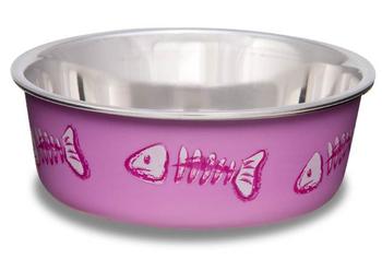Bella Bowls® Designer Fish Pink Cat Dish