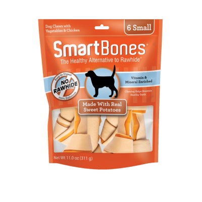 SmartBones Sweet Potato Classic Bone Chews-Small