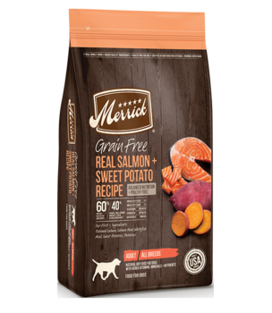 Merrick Grain Free Real Salmon + Sweet Potato Recipe Dry Dog Food
