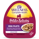 Wellness Small Breed Petite Entrées Mini-Filets With Tender Turkey, Green Beans & White Sweet Potatoes in Gravy for Dogs